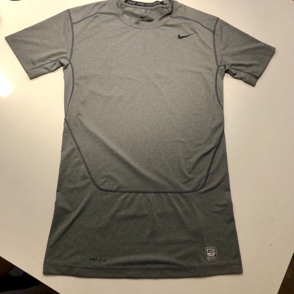 NIKE PRO COMBAT DRI-FIT COMPRESSION SHIRT - Picture 1 of 11